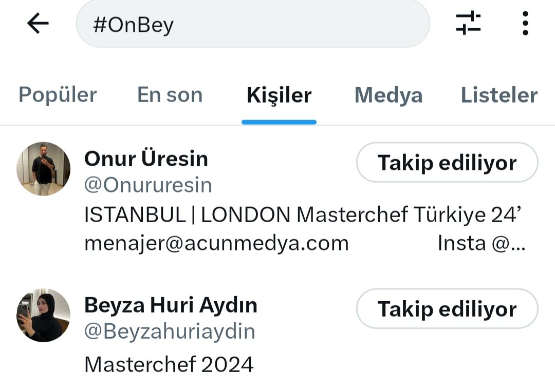 Onur ve Beyza #OnBey tagına bakmış💖