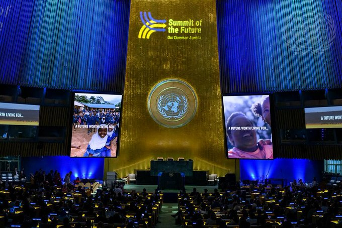 TawfikJelassi's tweet photo. 🚀 Thrilled by the adoption of the #PactForTheFuture at the @UN! 👏 Under the leadership of DG @AAzoulay, @UNESCO’s commitment shines, including through the #GlobalDigitalCompact: Building #digitaltransformation capacity, ensuring #InformationIntegrity for a #DigitalFutureForAll https://t.co/DATST65P8r