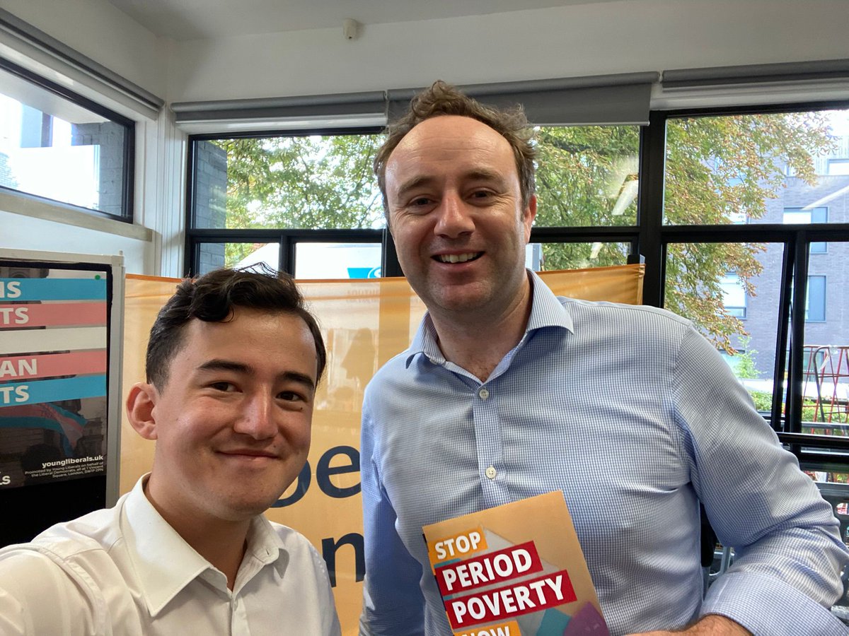 Thanks also to <a href="/DannyVet/">Danny Chambers MP 🔸🩺</a> who joined us at Winchester Freshers Fayre. It was great to have so many fantastic conversations
