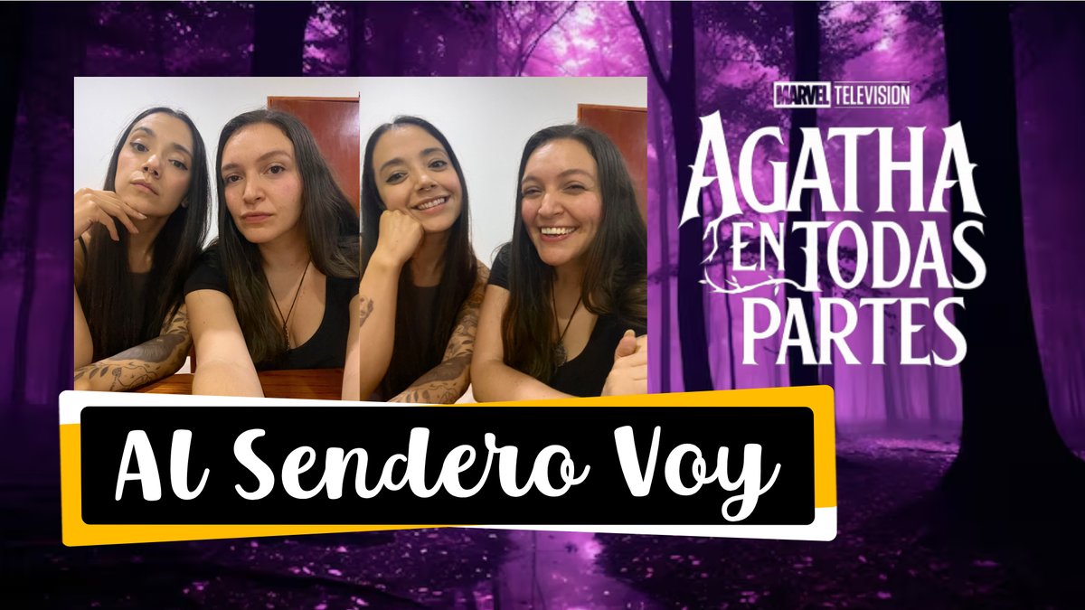 Nuevo vídeo de "Señoras en el Auto", canal donde <a href="/adriolmedo_/">𝑨𝒅𝒓𝒊𝒂𝒏𝒂 𝑶𝒍𝒎𝒆𝒅𝒐. 🍄</a> y yo cantamos un poco :D

¡Doble sorpresa! Prestamos nuestras voces a Jennifer y a Río en "Agatha en Todas Partes". Les dejamos una versión de la Balada del Sendero de las Brujas 😊💜🖤

youtube.com/watch?v=sMVJFM…