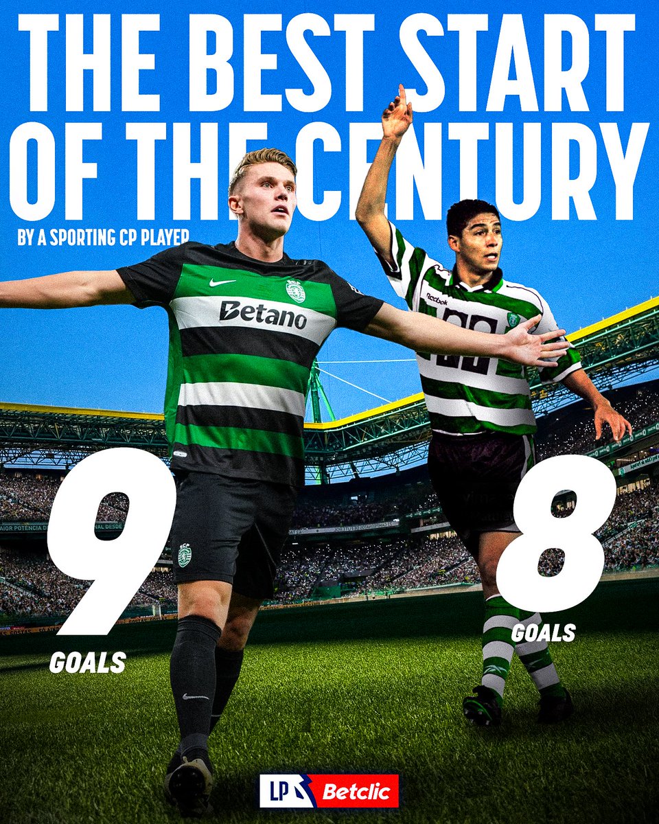 ligaportugal's tweet image. 💥 𝗜𝗠.𝗣𝗥𝗘𝗦.𝗦𝗜.𝗢.𝗡𝗔𝗡.𝗧𝗘 💥

Gyökeres regista o 𝗺𝗲𝗹𝗵𝗼𝗿 𝗮𝗿𝗿𝗮𝗻𝗾𝘂𝗲 𝗴𝗼𝗹𝗲𝗮𝗱𝗼𝗿 de um leão no campeonato este século, deixando para trás Mário Jardel! 🤯

#LigaPortugal #LigaPortugalBetclic #SCP #criatalento