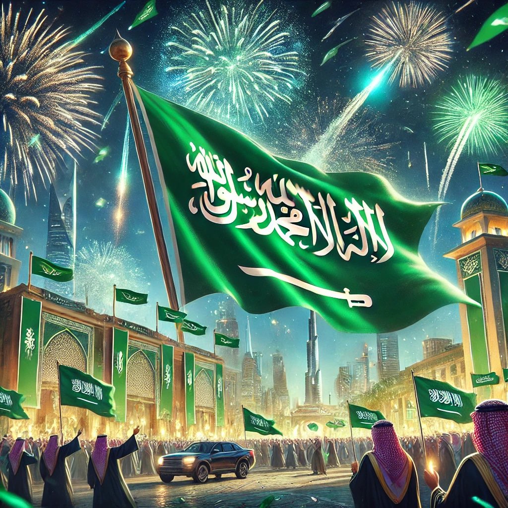 mwajeeh's tweet photo. "Heartfelt congratulations to the Kingdom of Saudi Arabia on its 94th National Day! 🇸🇦 Wishing continued prosperity, unity, and success to the people of this great nation. 

#SaudiNationalDay #KSA94 #PrideAndUnity https://t.co/7o11vc7R0k