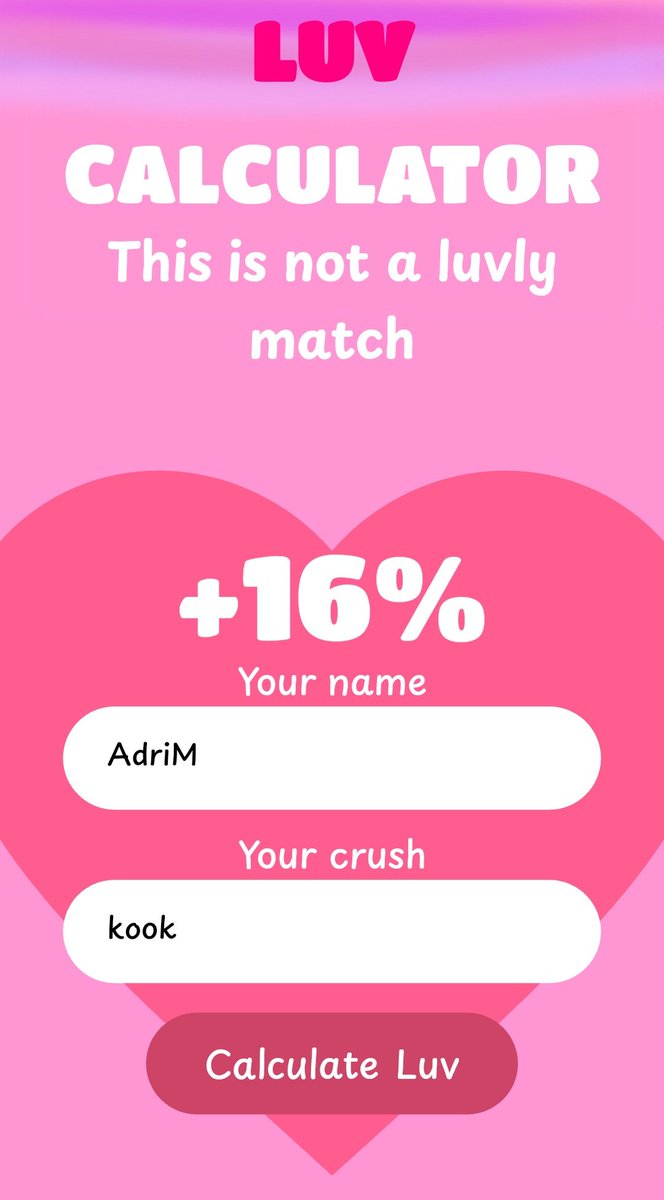 AdriMx0's tweet photo. @KookCapitalLLC Oh well, didn't expect it to be higher anyway...  💔

But I am sure $LUV community and you are the perfect match! 💕

Try this $LUV calculator yourself on their new website!
https://t.co/PxER1OfNFt

@Luvsoltoken https://t.co/9uLzcPYjdg
