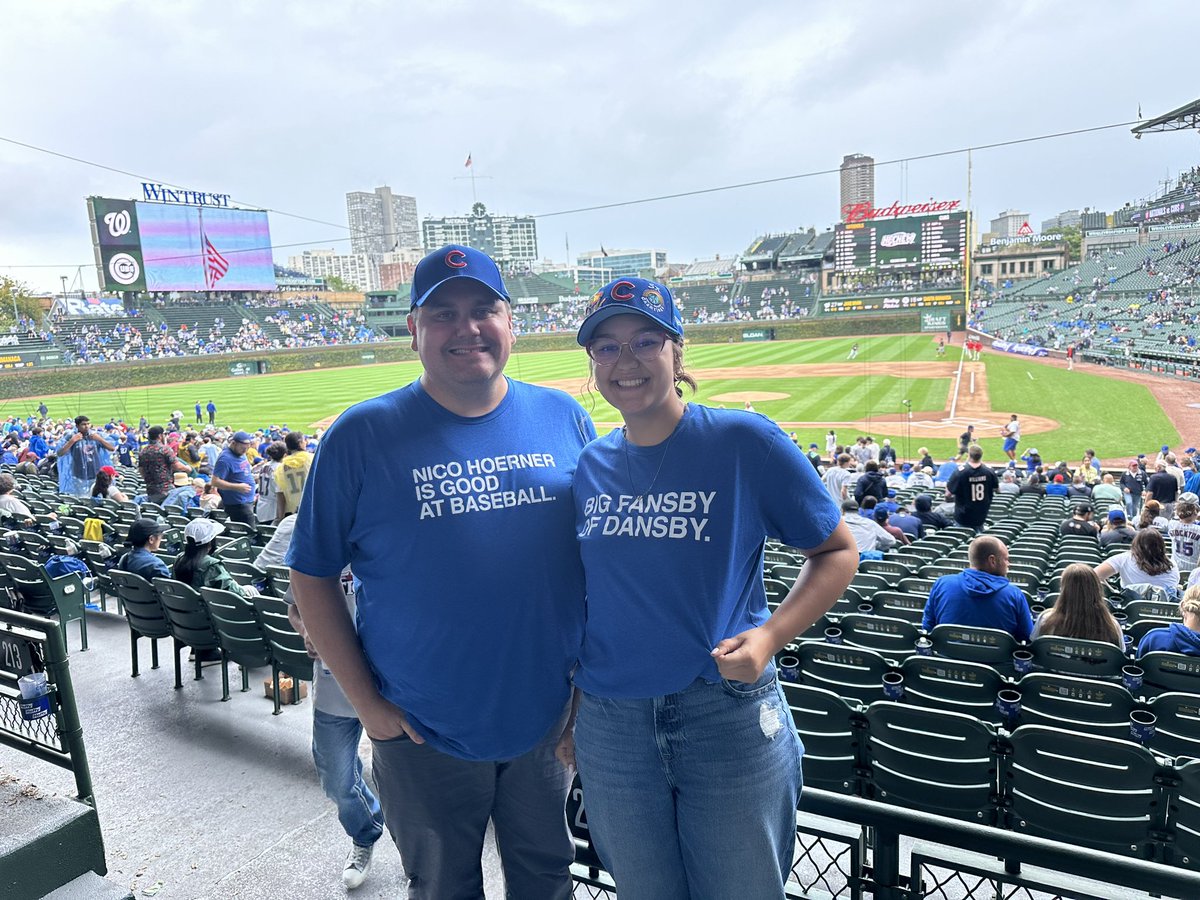 TheJDenham's tweet photo. Probably representing @obvious_shirts at the rain delayed Cubs game today https://t.co/cUDtSzz0Ug