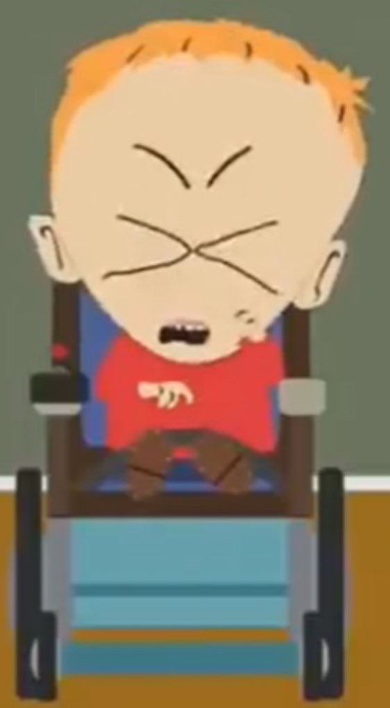 DailyTimmySP's tweet photo. day 55 <3

GRAH
 #SouthPark #TimmyBurch https://t.co/E6q66XfUpg