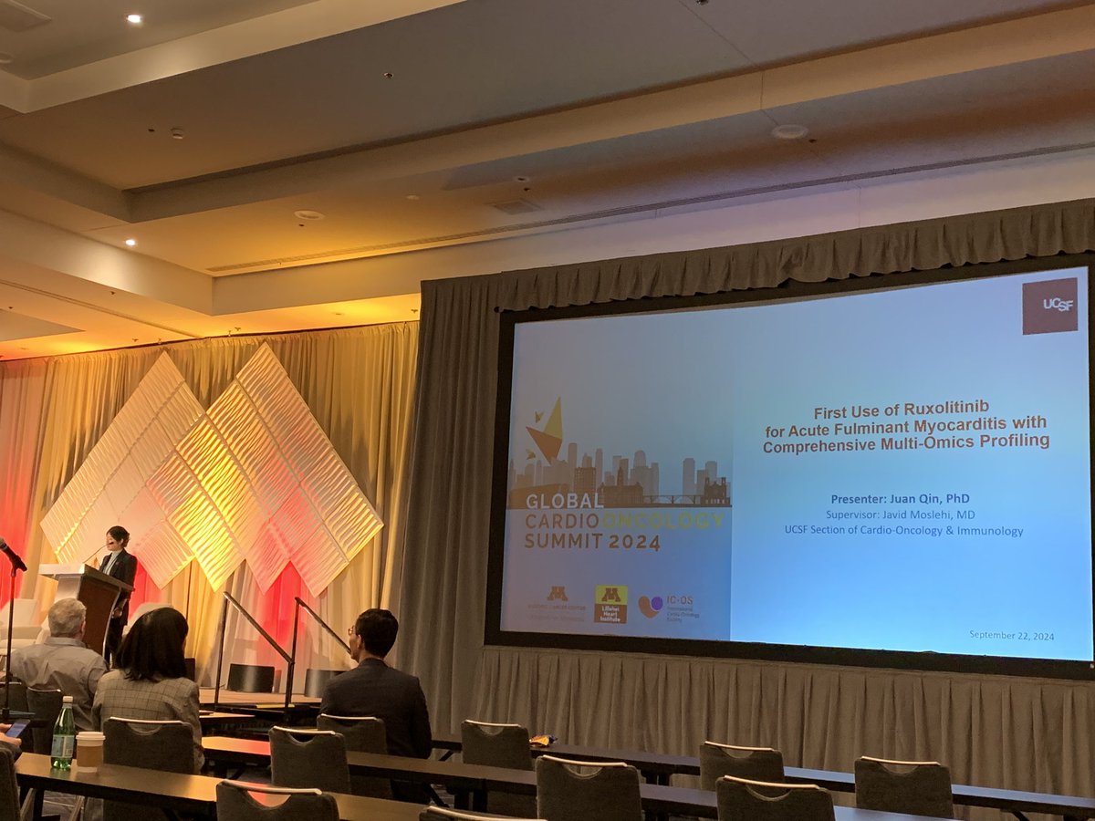 Great talk by <a href="/JuanQinMed/">Juan Qin, PhD</a> from <a href="/CardioOncology/">Javid Moslehi</a> lab at #GCOS2024 !