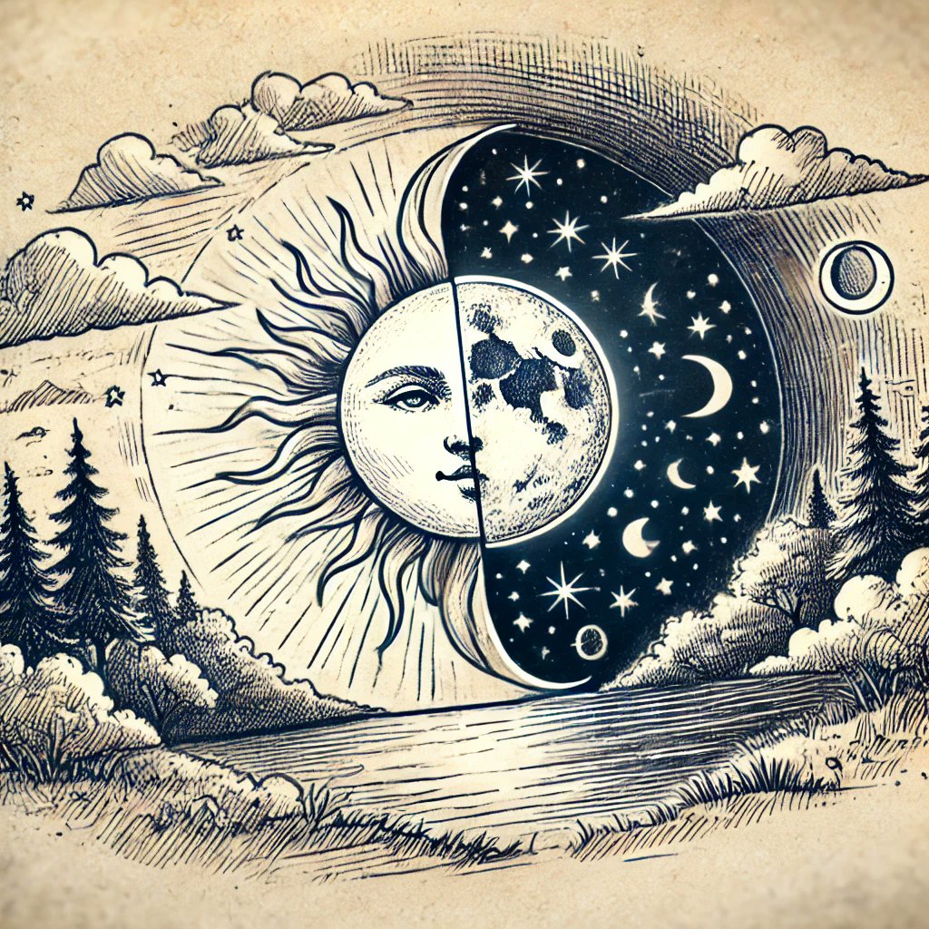 The #AutumnEquinox symbolizes the perfect balance between light and dark, day and night. Many cultures see this as a time when cosmic forces are in harmony, a magical period for reflection and transition. #mythologymonday 
 
📷Dall-E