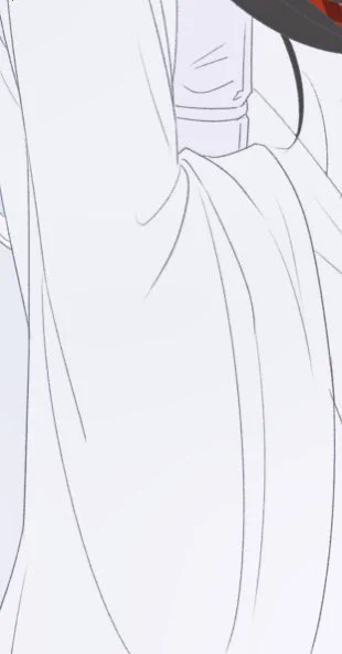 画衣服褶子是最开心的时刻