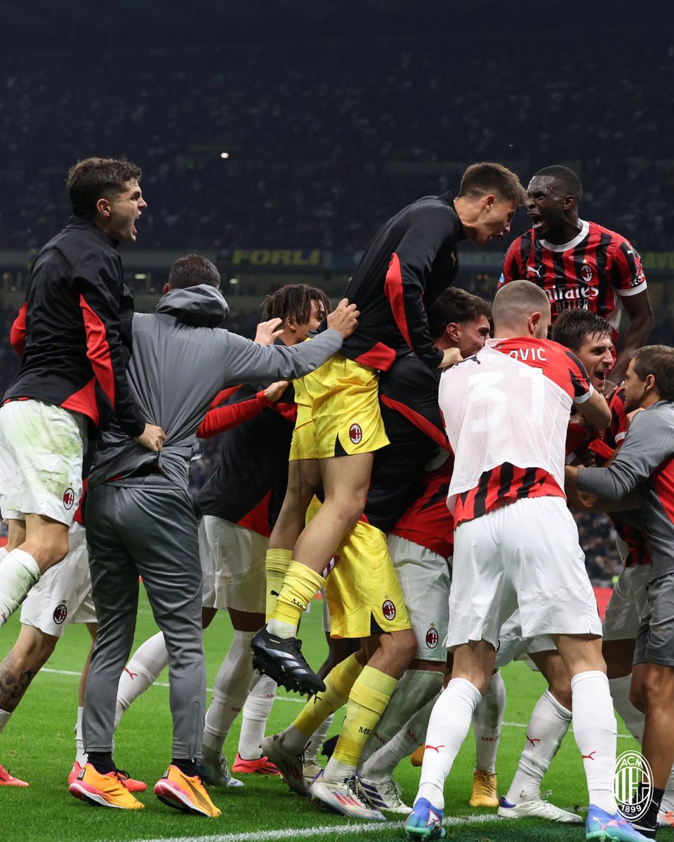 نحن اي ســـي مـــيـــلان.

#إنتر_ميلان | #ميلان_دائمًا 🔴⚫️