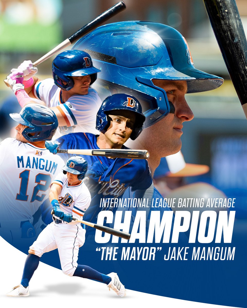 DurhamBulls's tweet image. JAKE RAKED

With all precincts reporting, we can announce &quot;The Mayor&quot; Jake Mangum is your 2024 International League Batting Champion!
