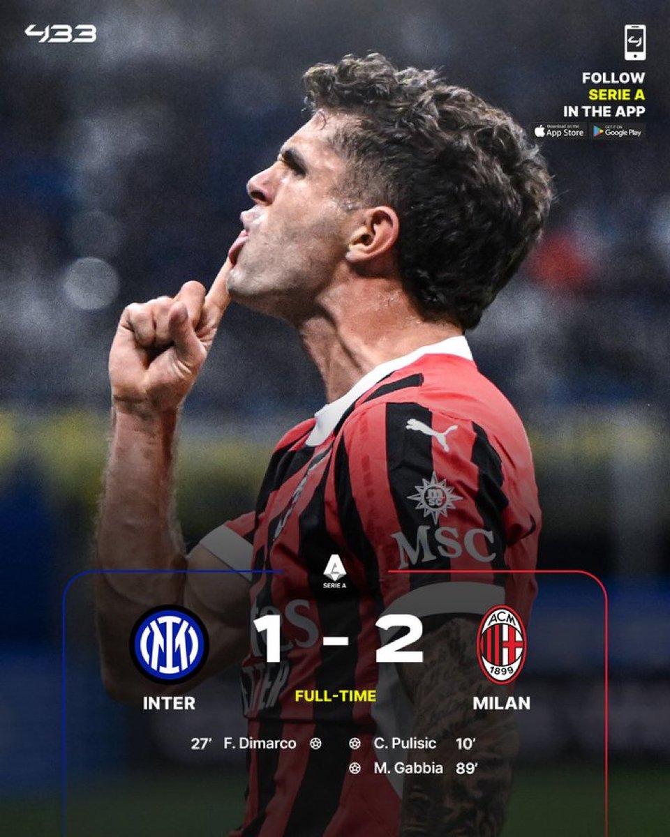 s92tp's tweet photo. النتيجة لاتعبر عن واقع المباراة
مباراه كانت ماشيه الى 5-1 اقل تقدير ولكن لاعبو ميلان تفننوا في اضاعه الفرص ..
فونسيكا يعرّي انزاغي تكتيكيّا ويتفوق عليه ..
حضرت الرغبه والروح فحضر ميلان ..
الف مبرووووووك ❤️🖤 https://t.co/D3LyT7GRw1