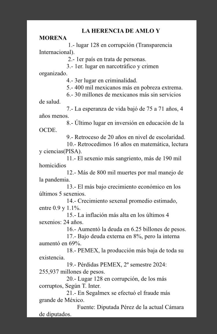 luispazos1's tweet image. El regalito de AMLO y MORENA a México