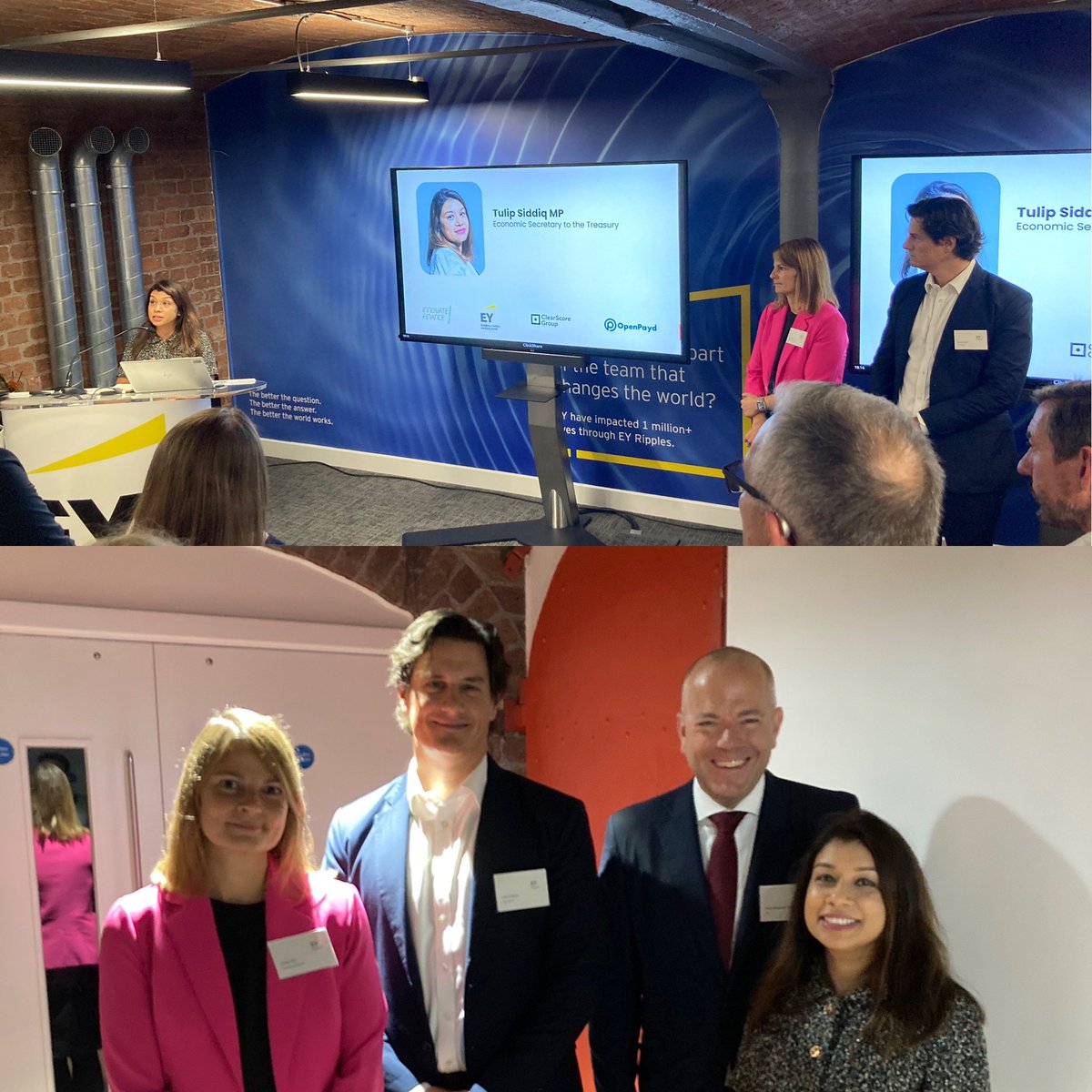 Tulip Siddiq (@tulipsiddiq) on Twitter photo Since I became Shadow City Minister nearly three years ago, <a href="/InnFin/">Innovate Finance</a> and their brilliant CEO <a href="/JanineJoyHirt/">Janine Hirt</a> have been invaluable.
Having finally dropped the ‘shadow’, it was great to speak at their #Lab24 event with <a href="/EYnews/">EY</a> about supporting our world leading FinTech industry. Since I became Shadow City Minister nearly three years ago, <a href="/InnFin/">Innovate Finance</a> and their brilliant CEO <a href="/JanineJoyHirt/">Janine Hirt</a> have been invaluable.
Having finally dropped the ‘shadow’, it was great to speak at their #Lab24 event with <a href="/EYnews/">EY</a> about supporting our world leading FinTech industry.