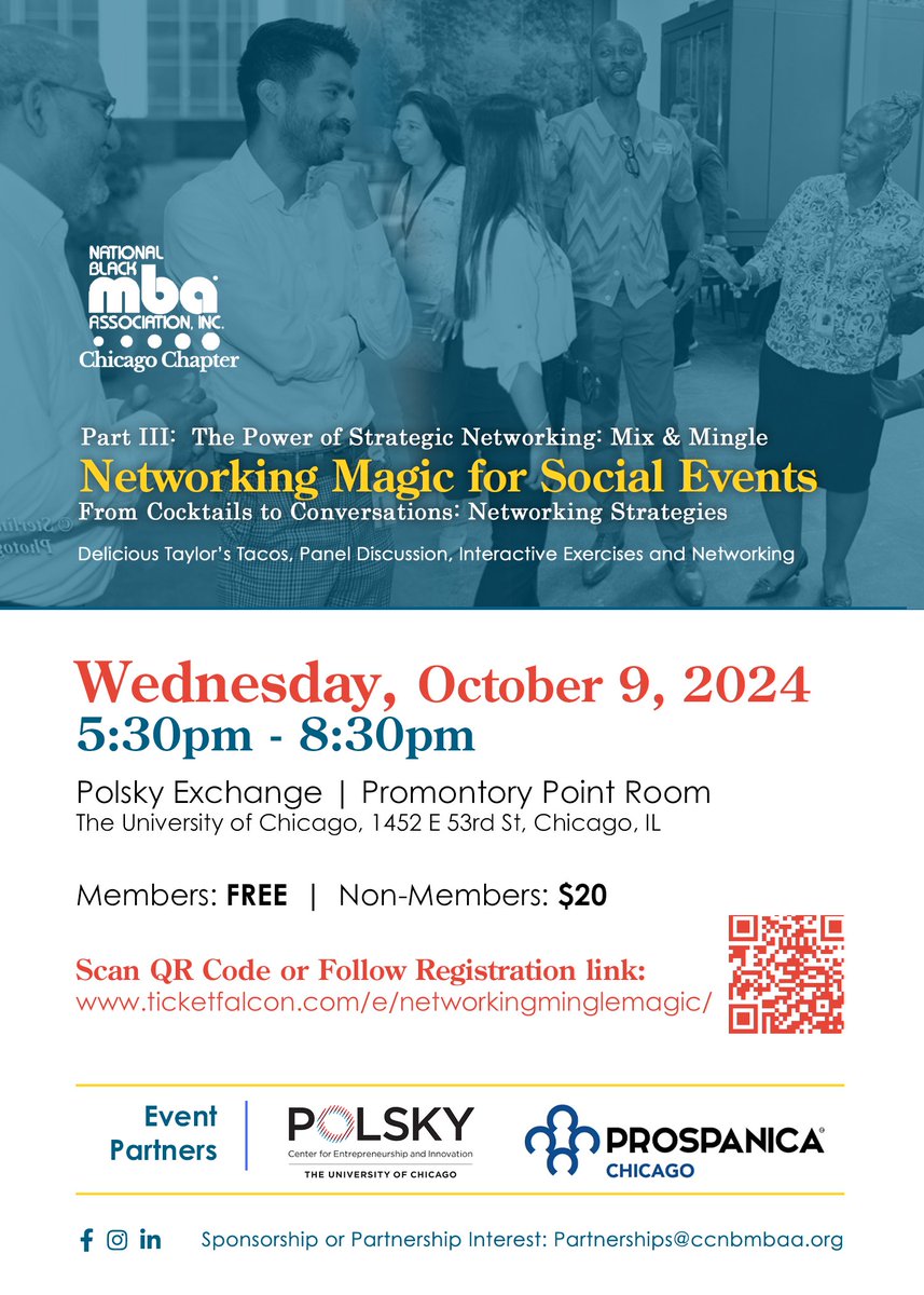 ticketfalcon.com/e/networkingmi…
💡What’s in it for you?
✔️Expert Tips: Learn from industry leaders.
✔️Interactive Breakouts: Get practical networking strategies.
✔️Networking: Connect with professionals over food &amp; drinks!
Sleigh your next social event with confidence! 💪🏼✨