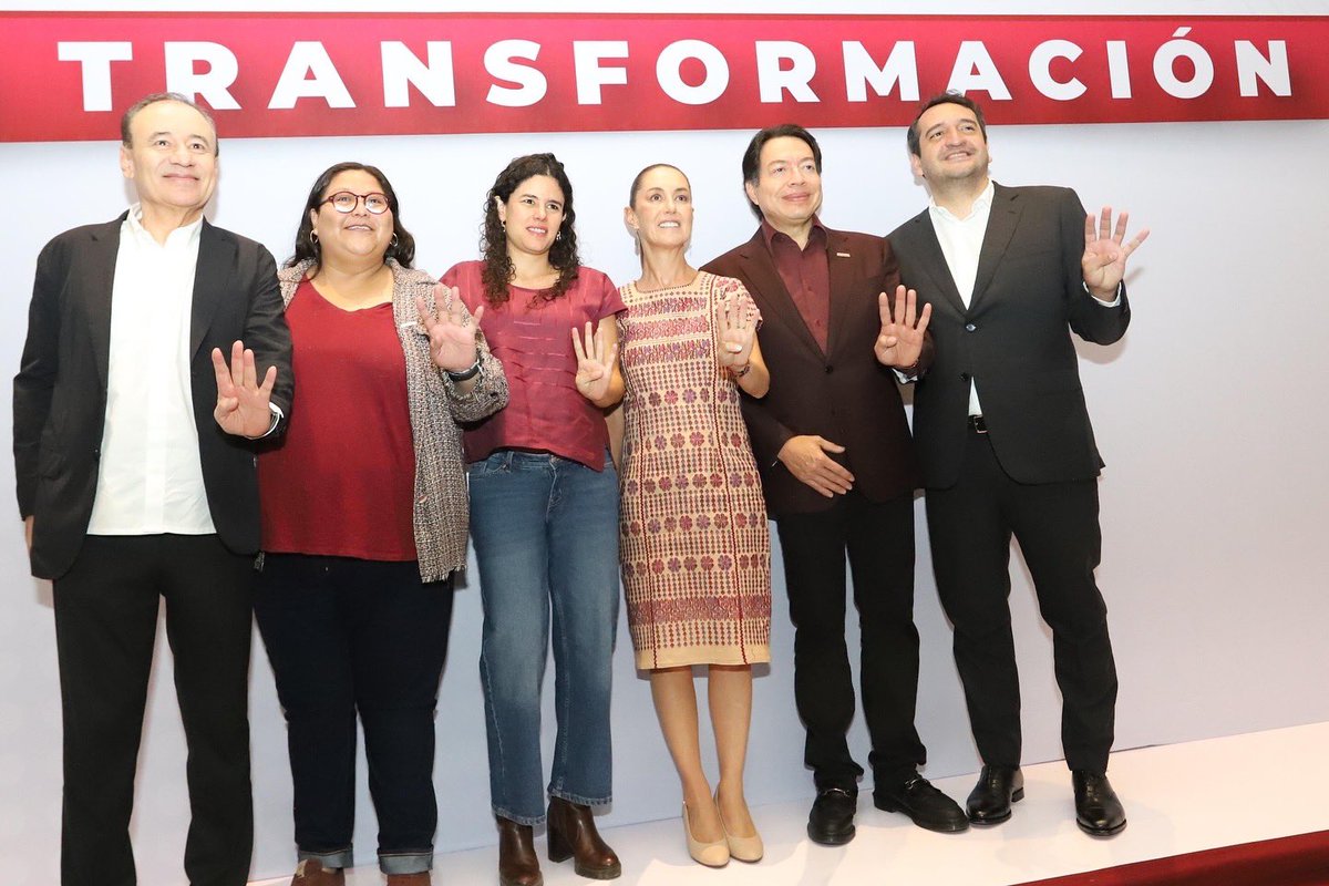 ramirezlalo_'s tweet photo. Quiero felicitar a Luisa María Alcalde Luján @LuisaAlcalde por haber sido elegida como la nueva dirigente nacional de Morena y a Andrés López Beltrán como el nuevo secretario de Organización. 

Expreso mi mayor reconocimiento y disposición para trabajar juntos en la construcción del segundo piso de la Cuarta Transformación. 

¡Vamos a trabajar juntos por México!