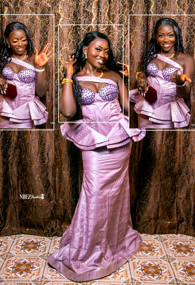Black Beautiful Bride ✨👰🏽‍♀️ 
#bride #gambianwedding #njiezgraphics
