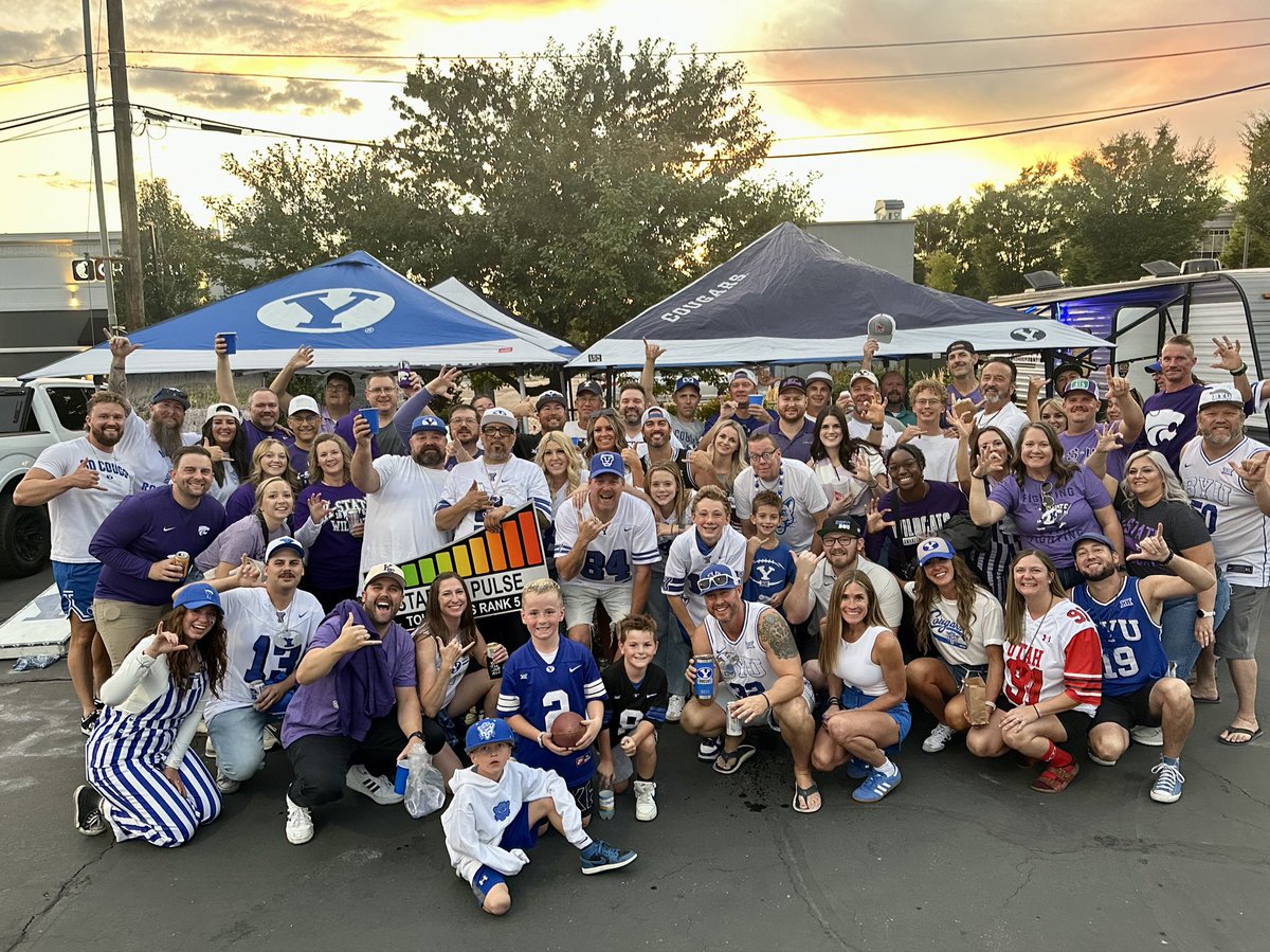 Another Great Tailgate with the Crew What a night!! 💙🤙🏼 Great to meet some really cool KState Fans!  <a href="/BYUfootball/">BYU FOOTBALL</a> <a href="/mitchmoss/">K-State Van Man</a> <a href="/jlkurtz/">John Kurtz</a> <a href="/InkedCougar/">🇺🇸InkedCougar</a> <a href="/laceandrus/">Mrs. Inked Cougar</a> <a href="/DKaulana/">David Almodova</a> <a href="/Truebrewcoug/">🏳️‍🌈 BYU Boozer ☮️</a> <a href="/BooznCoug/">Boozin Coug</a> <a href="/spaYtaY_TheGiff/">Spencer Gifford</a> <a href="/raidereast2/">Billy Five-0</a> <a href="/LeBongJames/">LeBong.</a> @chanpoulsen @ThePaintedCow <a href="/brittgifford7/">Brittany Gifford</a>