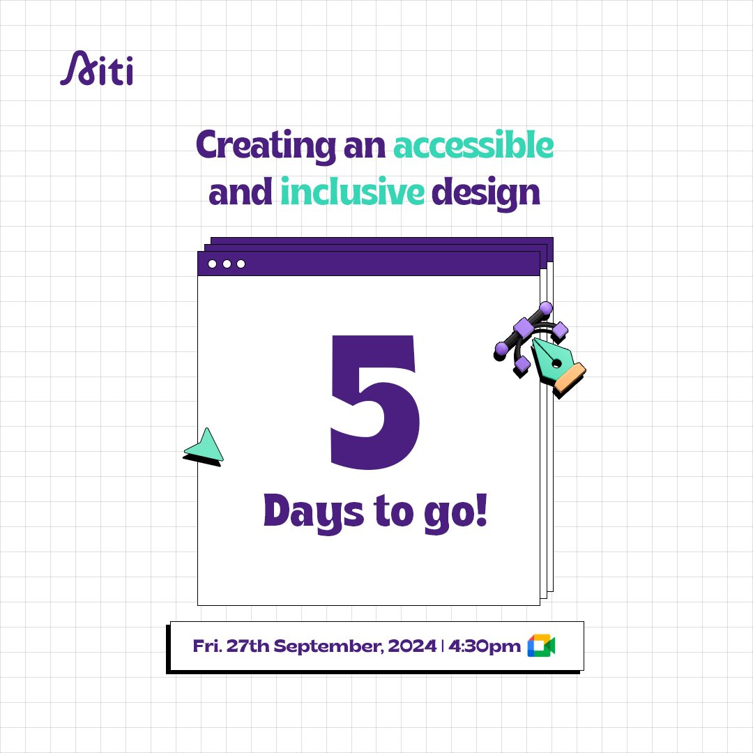 aiti_create's tweet photo. In just 5 days, we'll be showing you some basic design concepts. Whether you're a wannabe designer or a business owner looking to learn design basics for your business, then this is for you.
Come and register, registration is free for anyone who is interested. https://t.co/8zgve2WKrz