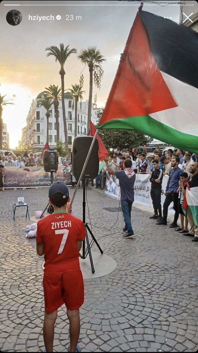 LTMOfficiel212's tweet photo. Story de Hakim Ziyech sur Instagram.
Total soutiens à Hakim Ziyech et surtout, Free Palestine !
#LTM #FRMF #Maroc #Palestine #HZ22 #HakimZiyech https://t.co/0LELJnNScO