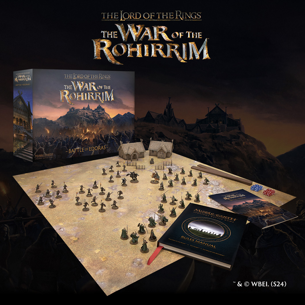 🚨 The Lord of the Rings: The War of the Rohirrim™ – Battle of Edoras has been revealed. ⚔️ Check out the trailer and full contents of the boxed set over on the Warhammer Community site.  ow.ly/6wga50TszfZ

#WarhammerCommunity #LordoftheRings #MESBG