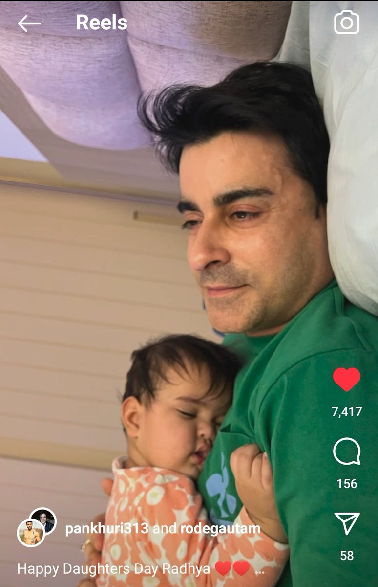 majumder_arya's tweet photo. A Daughter is always dear to a father 🥺
GR and Radhya ❤️❤️
#HappyDaughtersDay 💖
#GautamRode #RadhyaRode
@gautam_rode https://t.co/GhomvQ0VUC