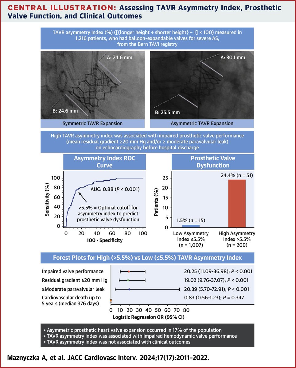 JACC Journals (@jaccjournals) on Twitter photo Asymmetrical expansion of balloon-expandable THVs was associated with impaired hemodynamic valve performance but not with clinical outcomes. bit.ly/3XPiyqK
#JACCINT #TAVR <a href="/AMaznyczka/">Annette Maznyczka</a> <a href="/ThomPilgrim/">Thomas Pilgrim</a> <a href="/DaijiroTomii/">Daijiro Tomii</a> <a href="/masaaki0825/">Masaaki Nakase</a> <a href="/pbaekke/">Pernille Bække</a> Asymmetrical expansion of balloon-expandable THVs was associated with impaired hemodynamic valve performance but not with clinical outcomes. bit.ly/3XPiyqK
#JACCINT #TAVR <a href="/AMaznyczka/">Annette Maznyczka</a> <a href="/ThomPilgrim/">Thomas Pilgrim</a> <a href="/DaijiroTomii/">Daijiro Tomii</a> <a href="/masaaki0825/">Masaaki Nakase</a> <a href="/pbaekke/">Pernille Bække</a>
