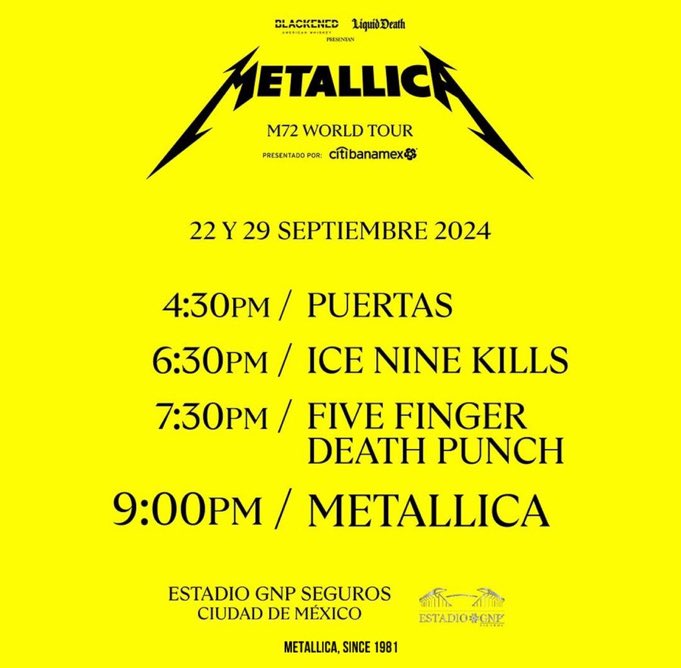 wildfanschapter's tweet photo. #M72MexicoCity horarios de hoy https://t.co/9XSIO5UP3v