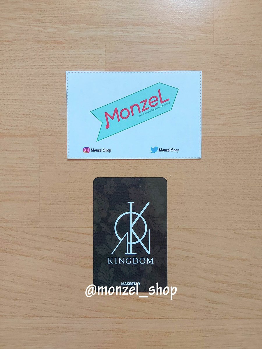 monzel_shop's tweet photo. READY STOCK

#MZ_KINGDOM

WTS (Worldwide)
Kingdom [History of Kingdom Part 4 : Dann] Makestar Offline Fansign Dann handwritten signed Photo Card (PC) $30
⭕Exclude shipping fee
⭕Paypal F&amp;F / G&amp;S
⭕Overall good condition but there's minor https://t.co/5irUG6jPA7