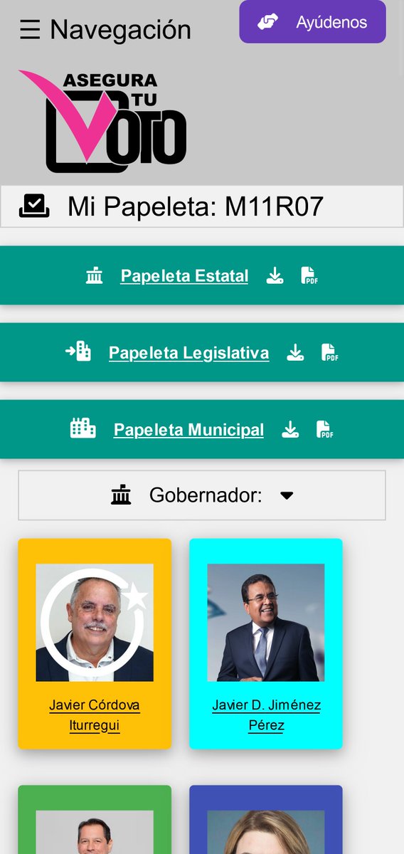 aseguratuvoto's tweet photo. Hemos actualizado la página con acceso a las papeletas estatales, legislativas y municipales. 

También actualizamos la página de Mi Papeleta para que sea más fácil navegarla.

Pruébelo aquí: https://t.co/jfoMrtibv0

Para detalles de los cambios: https://t.co/yf06H9dlAi https://t.co/5rU3QQ5bye