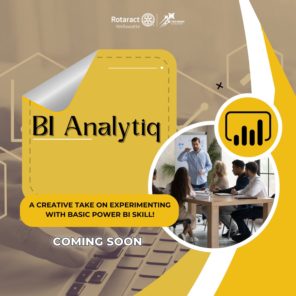 RotaractWella's tweet photo. 🚀 Get ready to elevate your data skills with '𝐁𝐈 𝐀𝐧𝐚𝐥𝐲𝐭𝐢𝐪'! 🔍 Master Power BI and transform data into decisions. Stay tuned for the launch! 💡

✨ #RCW #RID3220 #BIAnalytiq #PowerBI #ProfessionalDevelopment #MagicOfRotary #ComingSoon https://t.co/mrMrokRKTo