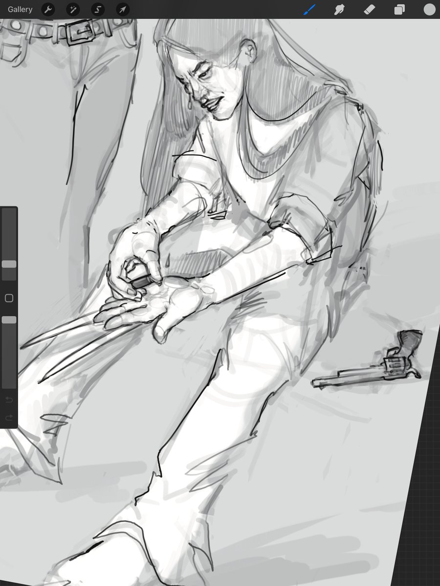kataclysmimicks's tweet photo. LIKE MOTHER, LIKE DAUGHTER; 
adamantium bullet. #LoganHowlett #LauraKinney #Wolverine https://t.co/Me1TsxCdEN