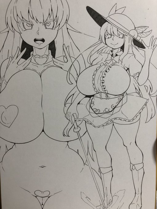 てんこちゃん色紙途中 