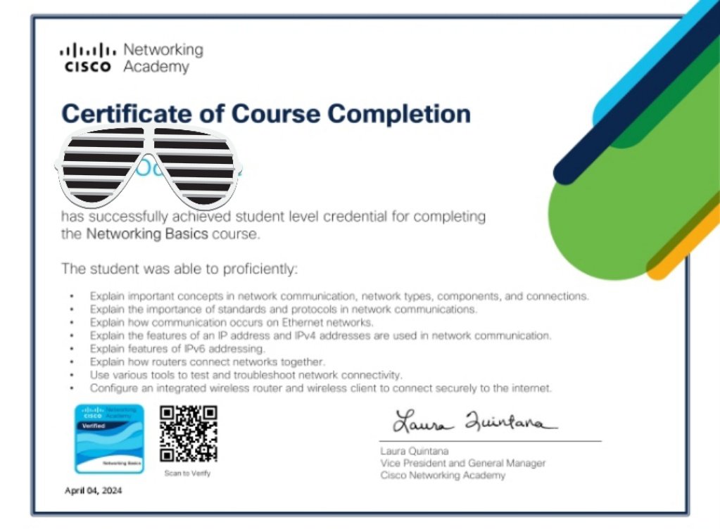 potentvik's tweet photo. New in the journey, I am delighted to have chosen this career part. This is my passion, this is my dream! #itsecurity #cybersecurity #NetworkSecurity 
Thank you, @Cisco @CiscoNetAcad for this opportunity to learn and grow. https://t.co/cofjPMCpXU