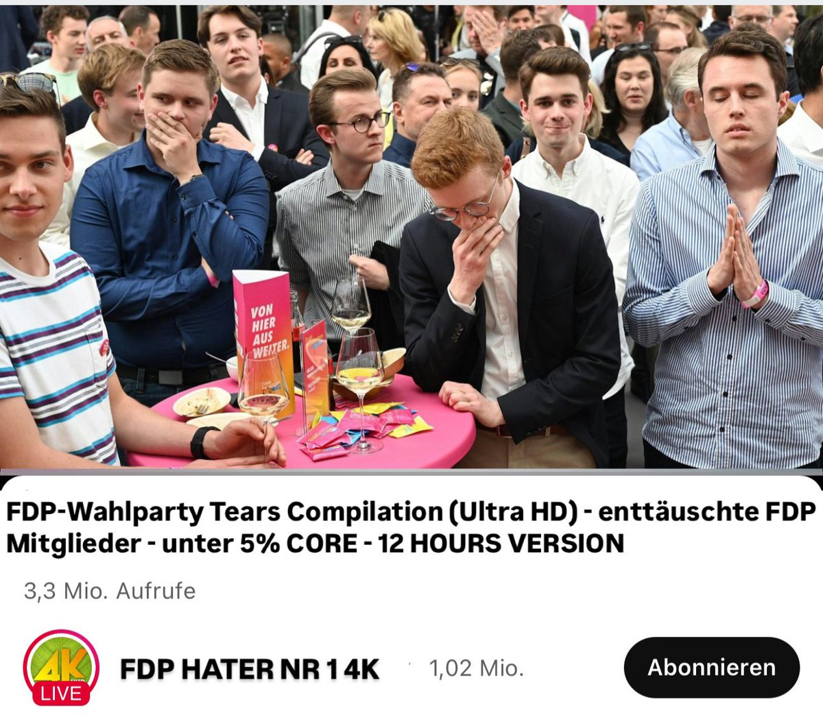 heute wieder zum einschlafen
