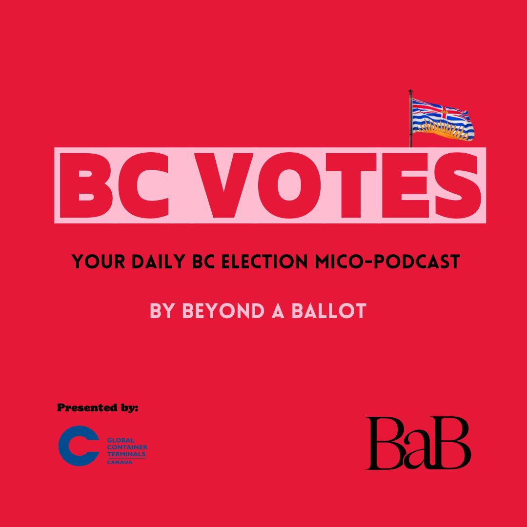 NEW PODCAST ALERT!! 📣📣.
We are thrilled to present BC Votes! A daily 7 minute micro-podcast to keep you updated on what’s happening during this election. Pod starts tomorrow until Oct. 20th. Subscribe on Spotify now! 

open.spotify.com/show/0NbsbExvX…