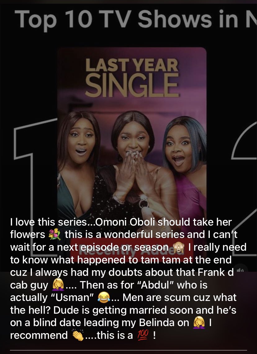 BlinkzTess's tweet photo. In all I love the friendship goals ๐ @Omonioboli @BimboAdemoye @iamTONITONES #lastyearsingle https://t.co/YK57Rgdv1p