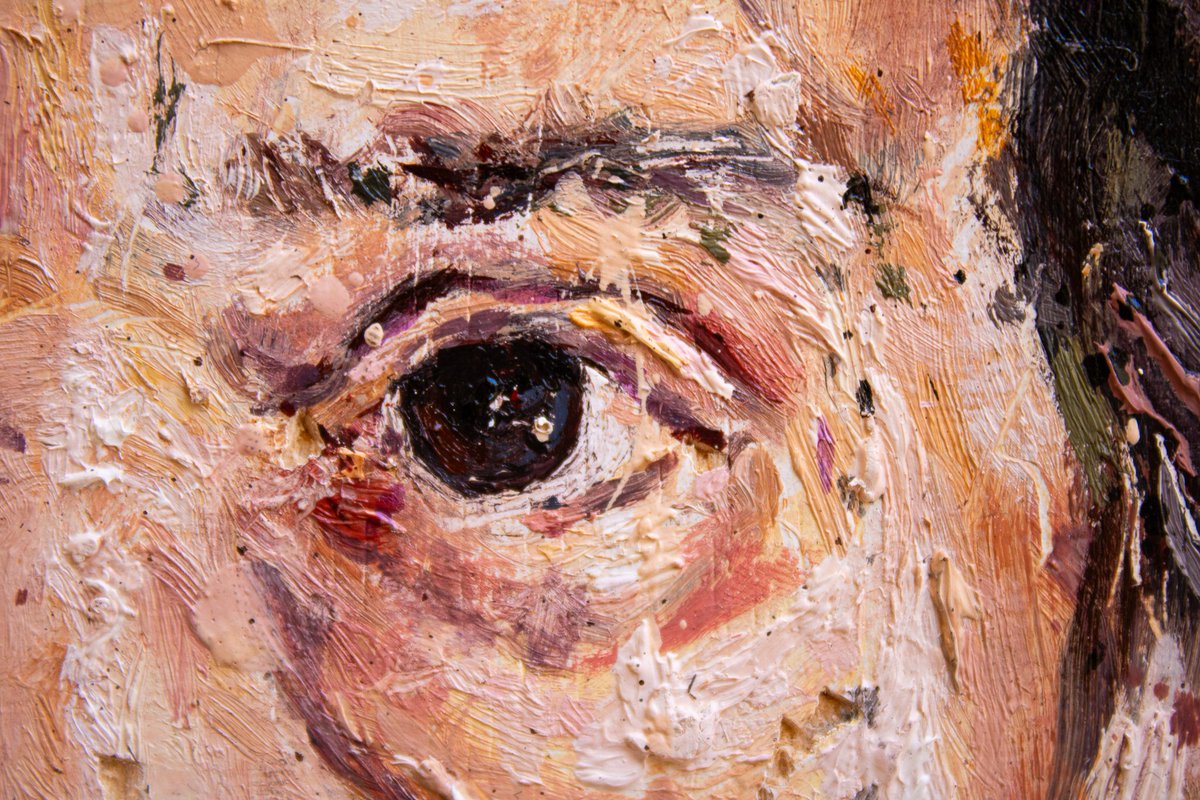 espouy_art's tweet photo. Esta obra inicialmente era un cuadro de 130x89cm,pero las cosas no siempre salen como esperamos, finalmente mide unos 40cm de ancho... Pero ahora merece la pena ser vista. https://t.co/41OnDkERMt