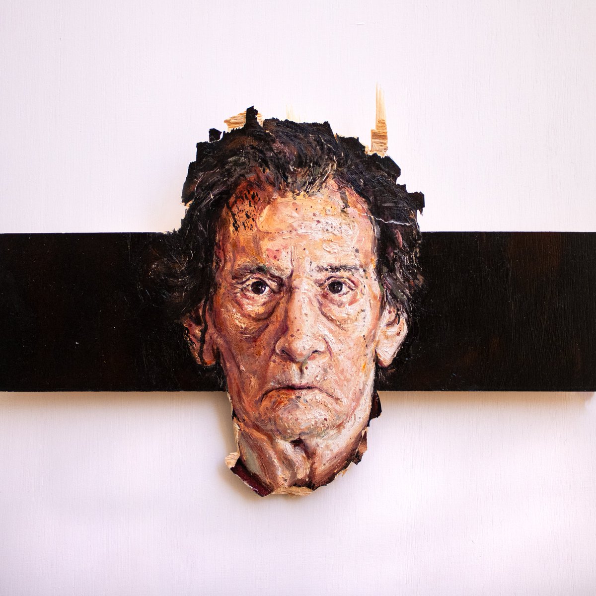 espouy_art's tweet photo. Esta obra inicialmente era un cuadro de 130x89cm,pero las cosas no siempre salen como esperamos, finalmente mide unos 40cm de ancho... Pero ahora merece la pena ser vista. https://t.co/41OnDkERMt