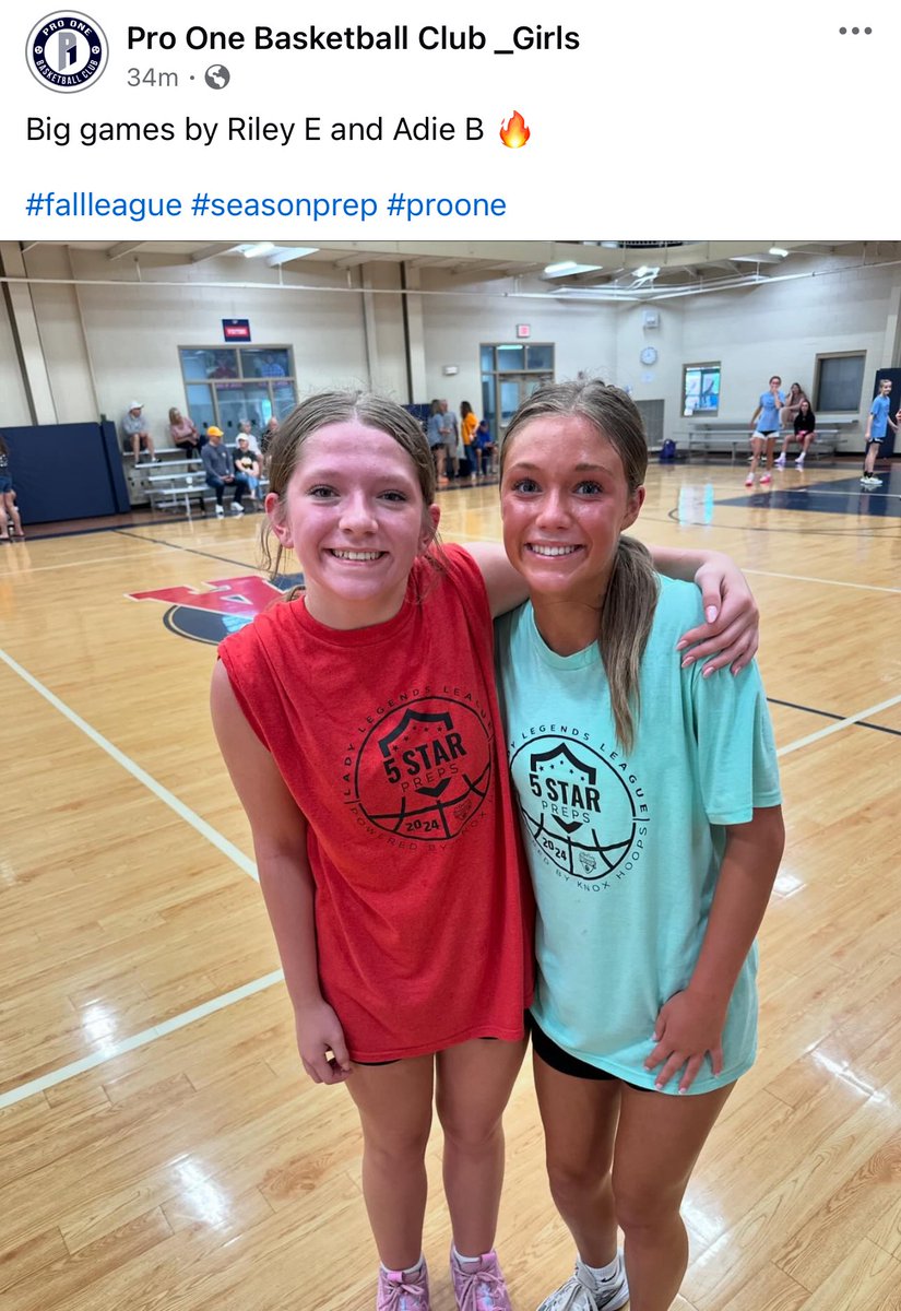 RileyLiz2k27's tweet photo. Had a great time at my final @5StarPreps Lady Legends League game with #TeamLiberty! These girls are ballers & I’m glad we had the chance to play together. Good luck to everyone in their upcoming high school season! 💪🏼🏀
@Knox_Hoops @KHSLadyBeavers @Pro1GirlsBball #bedifferent https://t.co/i6XFkxSjdH