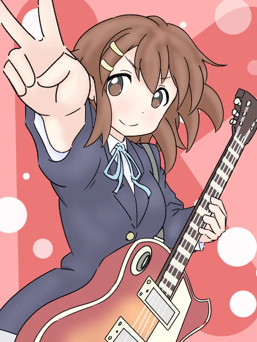 平沢唯『けいおん』#けいおん#平沢唯#放課後ティータイム 