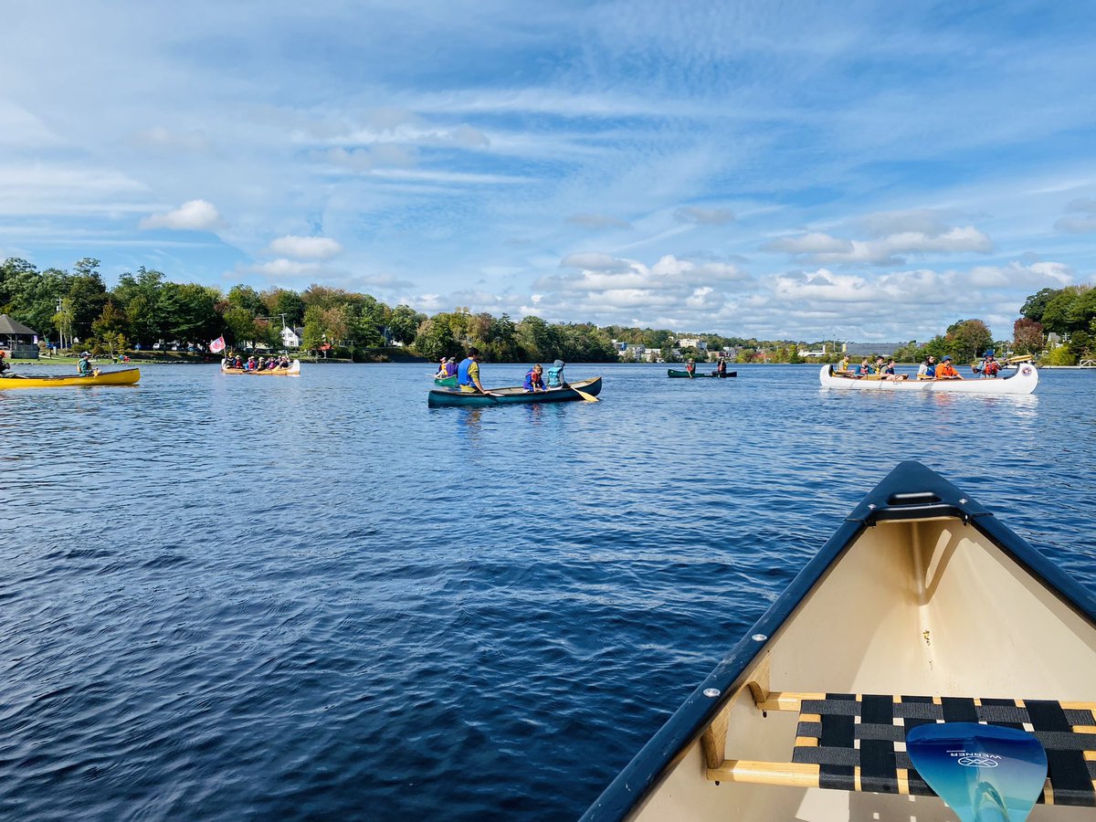 Great day on the water🛶with the Parade of Paddlers on the Pijinuiskaq (LaHave River) #125 #bridgewater <a href="/canoekayakns/">canoekayakns</a>