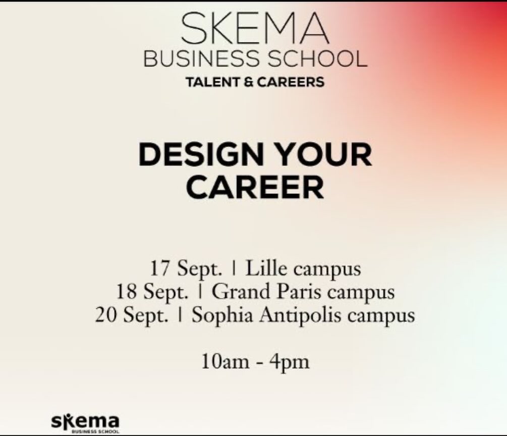 Amber WigmoreAlvarez, PhD (@wigmorealvarez) on Twitter photo Great week at <a href="/SKEMA_BS/">SKEMA Business School</a> “Design Your Career” events in Lille, Paris and Sophia Antipolis 🇫🇷! With JobTeaser colleagues I met with talent and engaged them in a “Global Job Search Techniques” class. Thanks SKEMA Talent & Careers team for all that you do for your talent’s success! Great week at <a href="/SKEMA_BS/">SKEMA Business School</a> “Design Your Career” events in Lille, Paris and Sophia Antipolis 🇫🇷! With JobTeaser colleagues I met with talent and engaged them in a “Global Job Search Techniques” class. Thanks SKEMA Talent & Careers team for all that you do for your talent’s success!