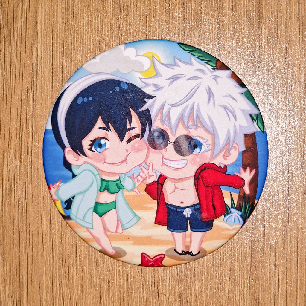 Beach day ✨️ Gojo and Riko are so siblings coded to me 🥹

My merch for <a href="/pastarczine/">Hidden Inventory Zine 💙 Leftover Sales Sept 1st!</a> !!
Leftover sales are still OPEN!

Visit us here ♡
🔗 pastarczine.bigcartel.com 

#jjk #jujutsukaisen