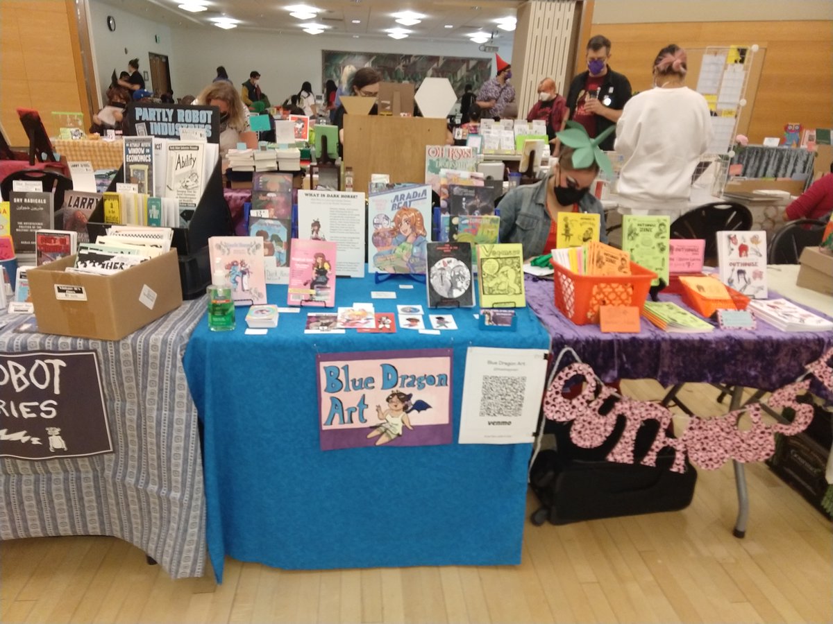 ceruleangraphic's tweet photo. Had a great time at Portland Zine Symposium yesterday! Meet great people, sold some zines, traded many zines, and discovered cool stuff! I even met someone from a collective I'm in! 

PZS is going on TODAY, too! 11a-5p. Learn more here:
https://t.co/ISeVHJeBZY https://t.co/l9kwSpnNYs
