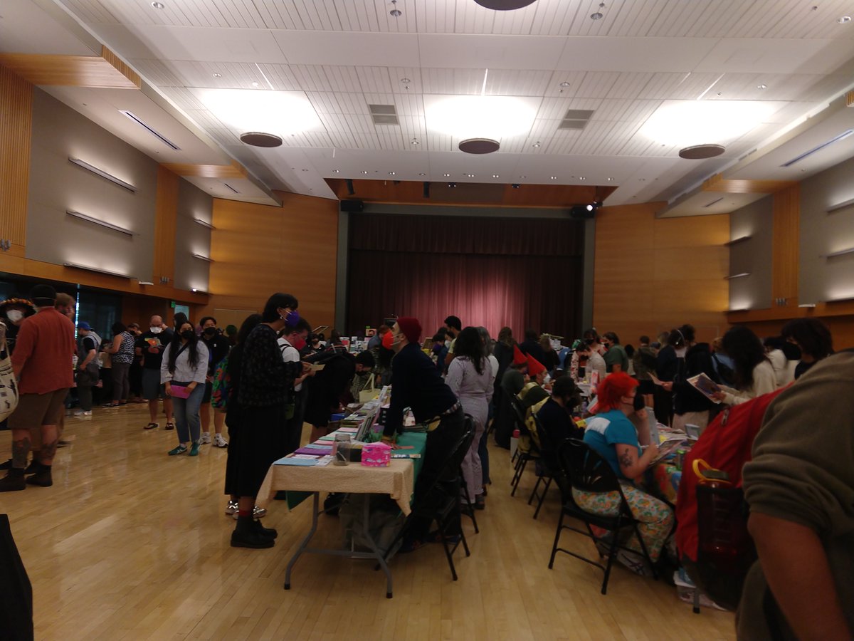 ceruleangraphic's tweet photo. Had a great time at Portland Zine Symposium yesterday! Meet great people, sold some zines, traded many zines, and discovered cool stuff! I even met someone from a collective I'm in! 

PZS is going on TODAY, too! 11a-5p. Learn more here:
https://t.co/ISeVHJeBZY https://t.co/l9kwSpnNYs
