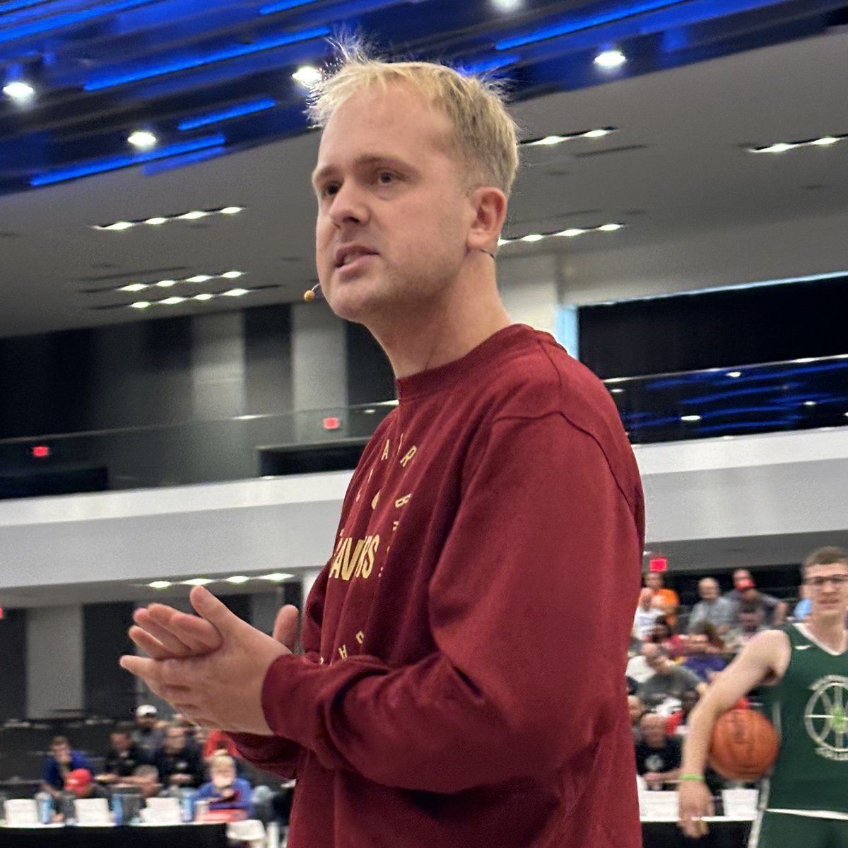 Kenny Atkinson and Alex Sarama from the <a href="/cavs/">Cleveland Cavaliers</a> speaking on Decision Making here at the 2024 OHSBCA Clinic presented by BSN Sports. 

#OHSBCACLINIC2K24