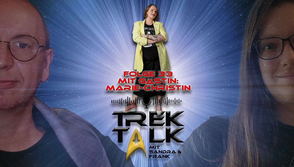 Die neue Folge Trek Talk ist  da, mit der wunderbaren Gästin Marie-Christin. 😊 Marie-Christin ist eine sehr vielseitige und spannende Persönlichkeit aber hört selbst. 😃🖖
Link zur neuen Folge:
trek-talk.podigee.io/41-neue-episode 
#StarTrek
