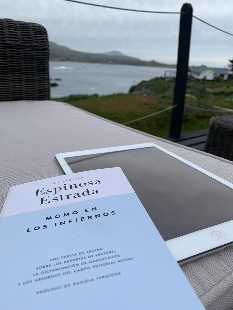 Además de comer y beber este 18 🇨🇱, me he reído mucho con este libro de <a href="/gristormenta/">Gris Tormenta</a> sobre los lectores/dictaminadores del mundo editorial.