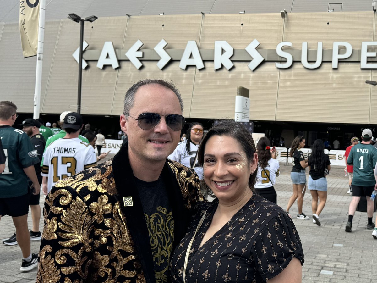 Always a great day for a #SaintsGameDay!