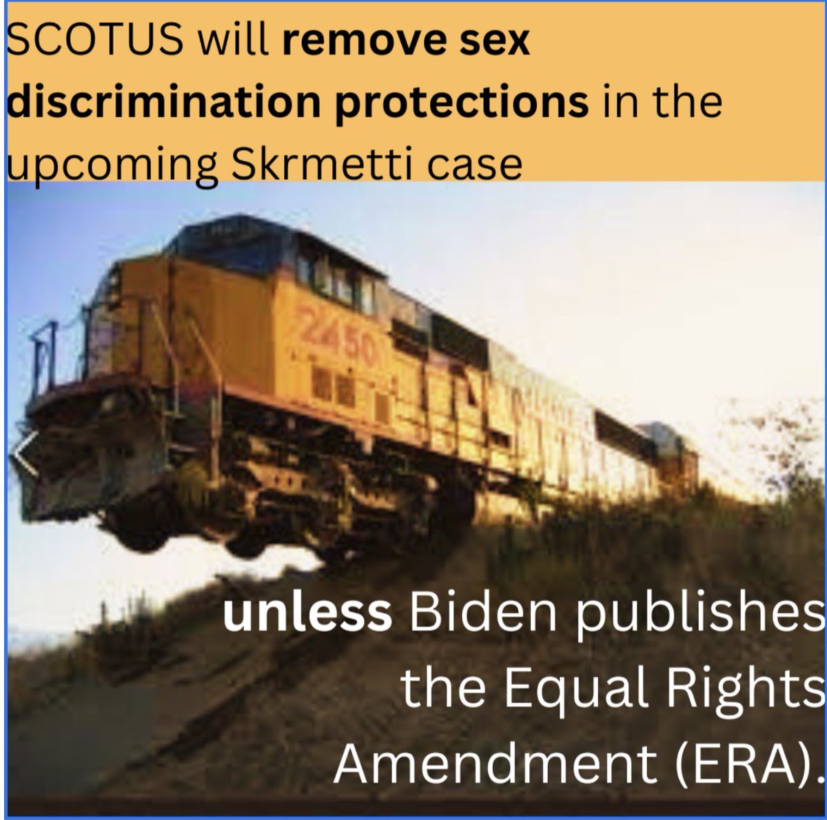 RethinkingEve's tweet photo. @Amy_Siskind #NotAVote until #Biden gives us our Constitution published with our Equal Rights Amendment - 

It's #ConstitutionalTerrorism to give clear lane to Government including courts to throw women's Constitutional rights #UnderTheBus 

#FreeTheERA https://t.co/LOkcxUnTCQ